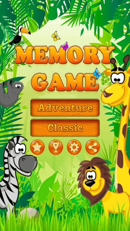 Memory Game Animals 스크린샷 0