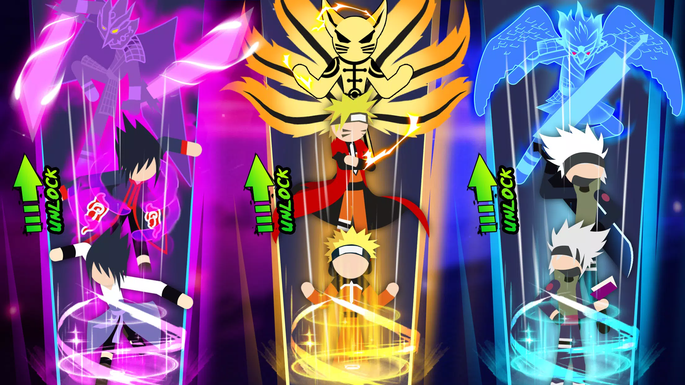 Stick Ninja - 3v3 Battle Captura de tela 2