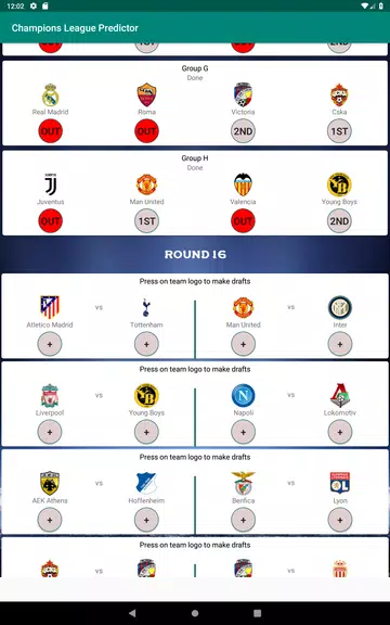 Champions Football Predictor Tangkapan skrin 3