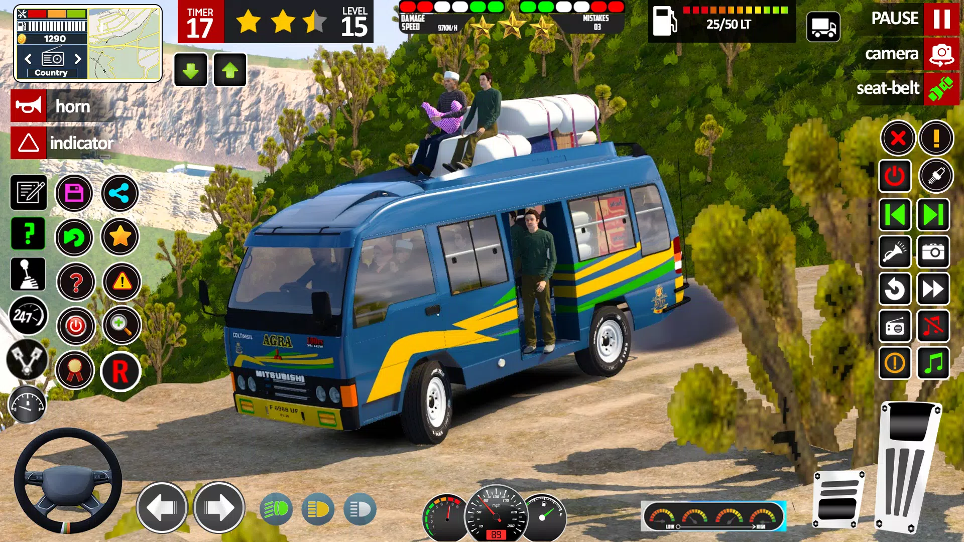 Real Mini Coach: Bus Game 3D 스크린샷 3