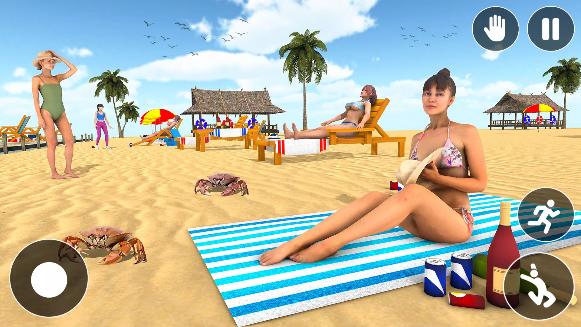 Grand Beach Club Simulator 3D Captura de pantalla 3