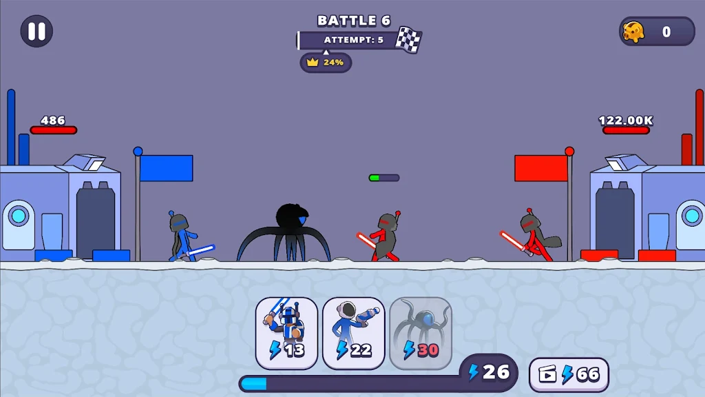 Stickman Fight: War of the Age Tangkapan skrin 2