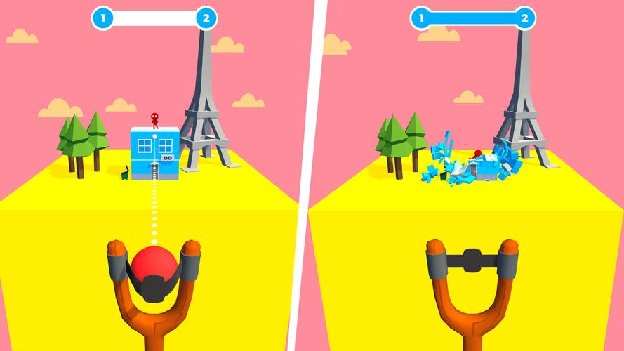 Slingshot Smash : stand de tir Capture d'écran 3