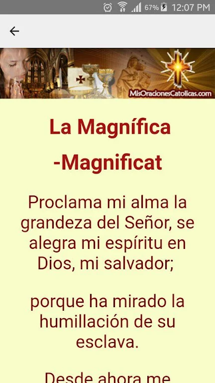 Oracion La Magnifica - El Magnificat應用截圖第2張