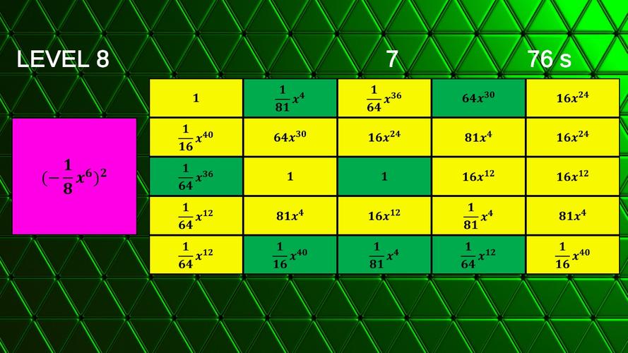 Polynomial Bingo (Mathematics) スクリーンショット 3