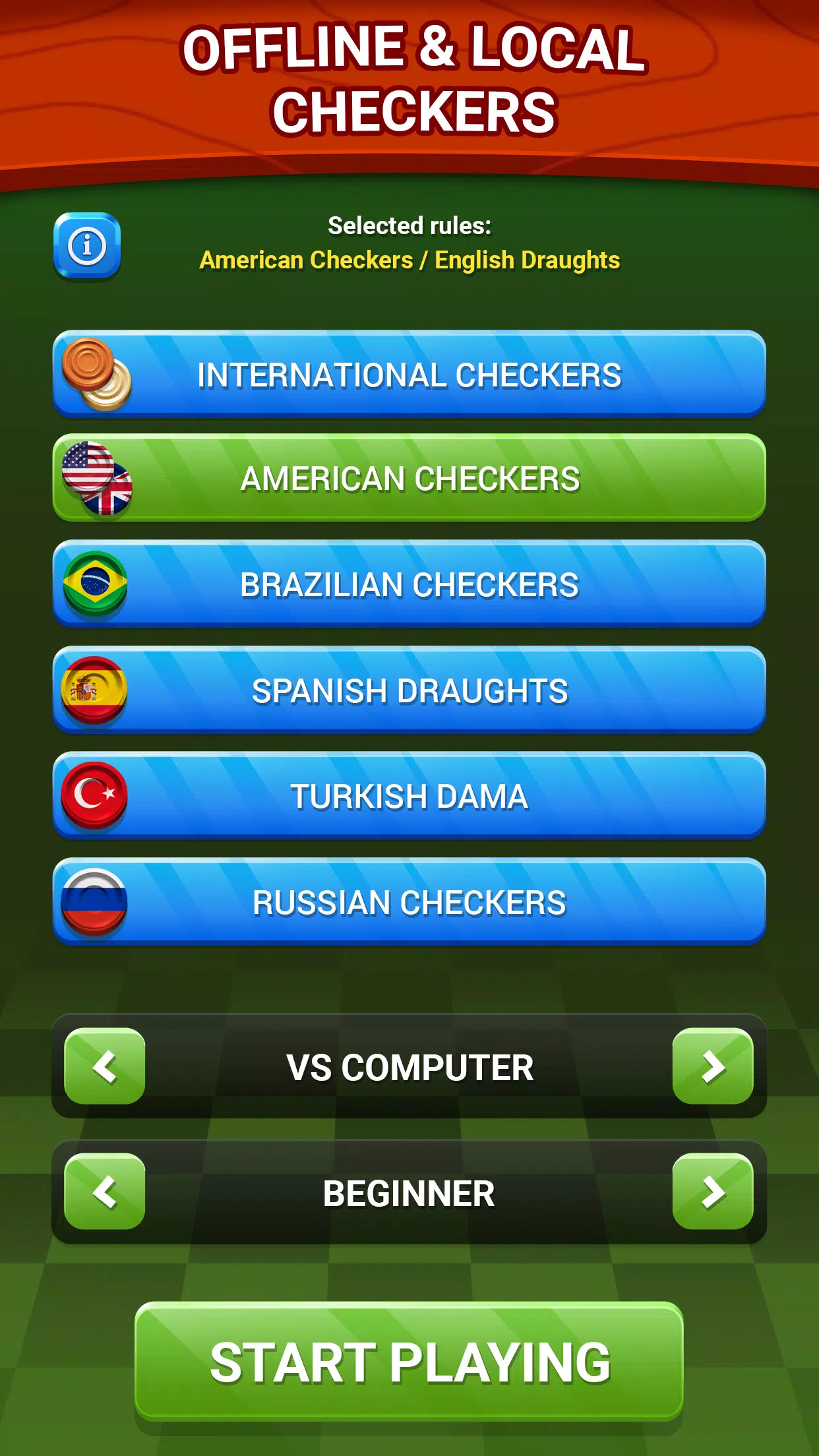 Checkers - Online & Offline应用截图第3张