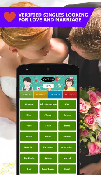 YoooLove Dating with auto-translation - Free chat Captura de tela 2