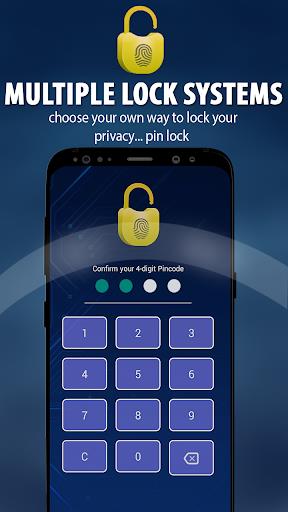 Fingerprint Lock ,Pattern lock,App Lock,Call lock Ekran Görüntüsü 2