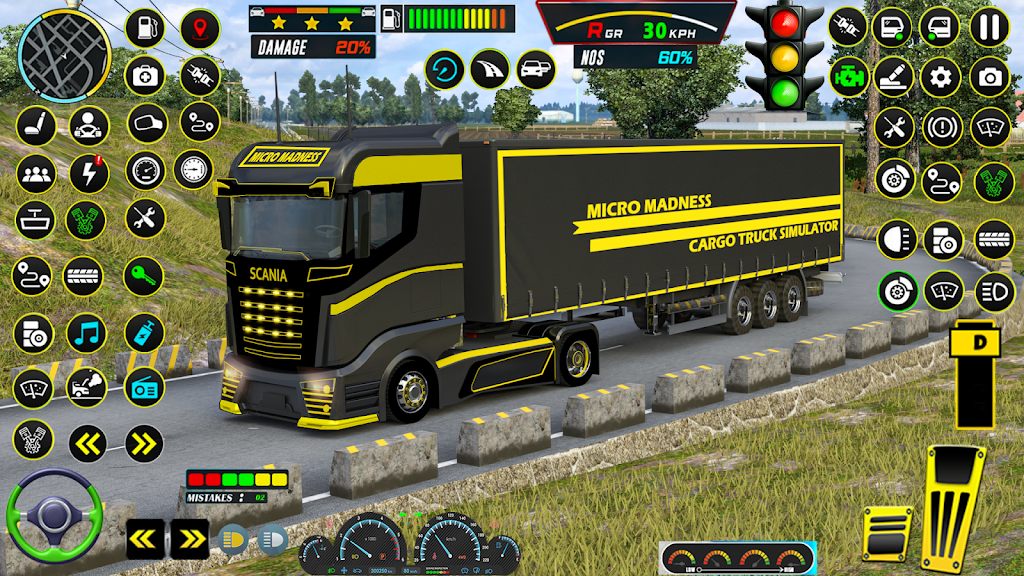 Cargo Truck Simulator Games 3D Captura de tela 1