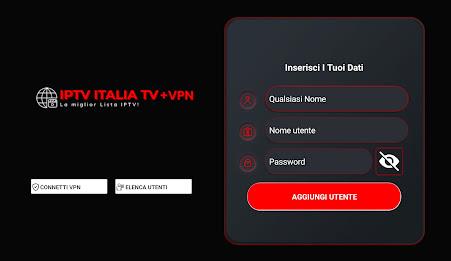 IPTV ITALIA TV + VPN应用截图第0张