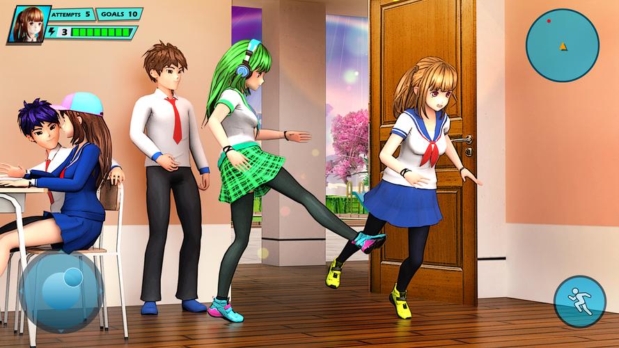 School Love Life: Anime Games Screenshot 0