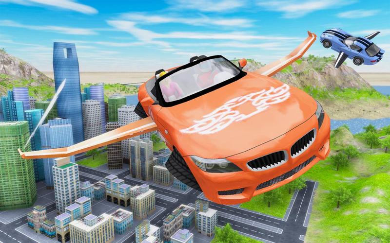 Flying Car Extreme Simulator ภาพหน้าจอ 0