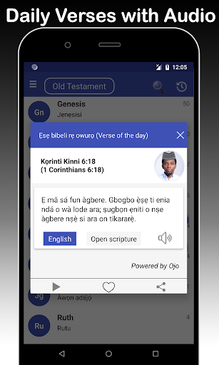 Yoruba & English Bible - With Full Offline Audio Скриншот 1