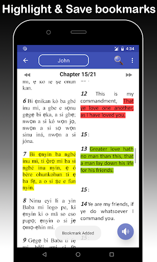 Yoruba & English Bible - With Full Offline Audio Скриншот 2