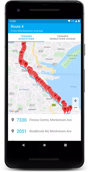 Next Bus Dublin स्क्रीनशॉट 2