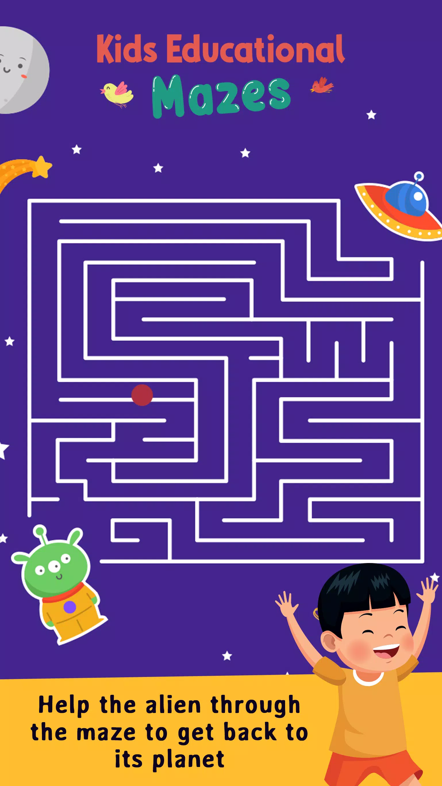 Kids Educational Mazes Puzzle Screenshot 0