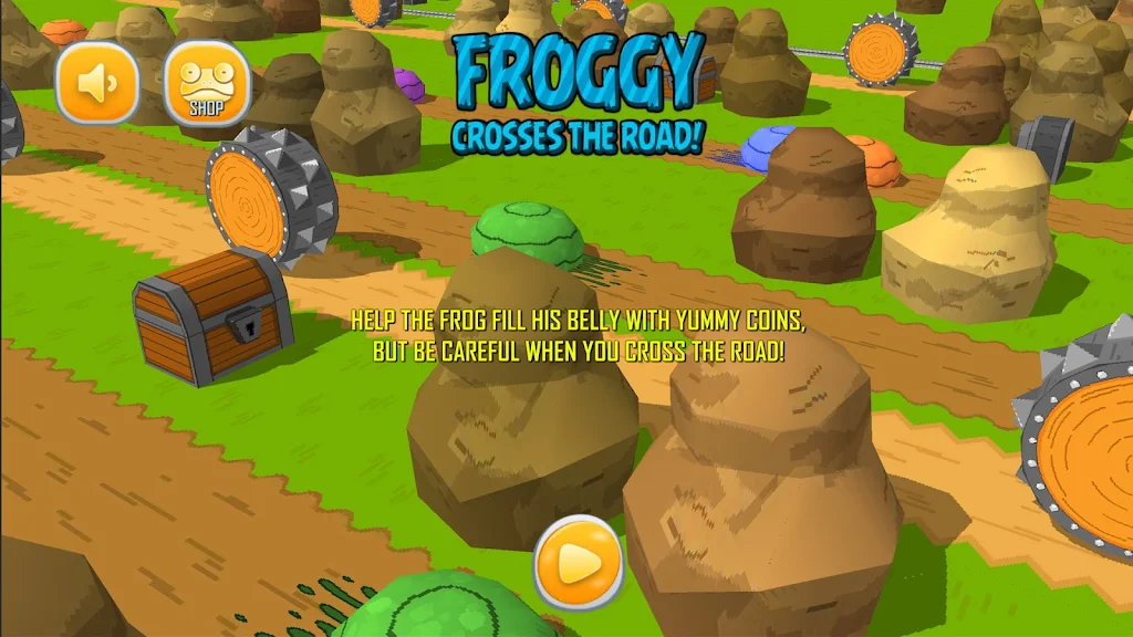 Jumppy Frog Cross Forest स्क्रीनशॉट 0