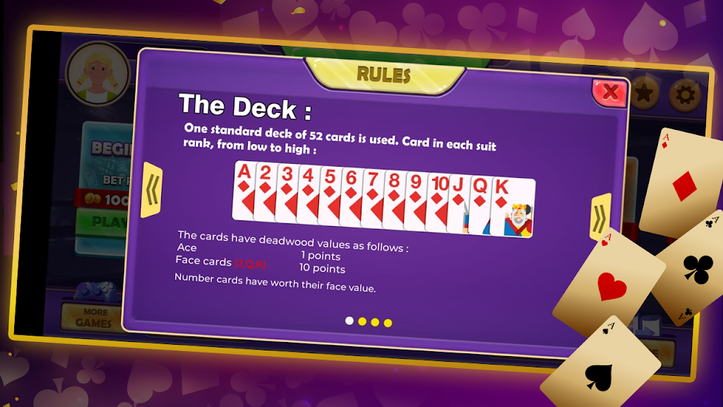 Gin Rummy Multiplayer Earn BTC Captura de tela 3