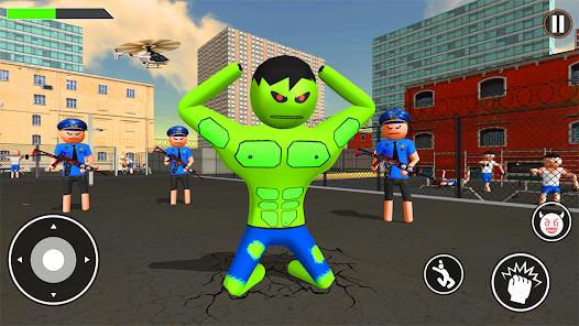 Incredible Monster: Superhero Prison Escape Games স্ক্রিনশট 1