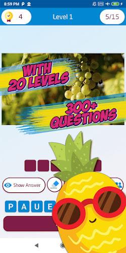 Guess the fruit name game Captura de pantalla 2