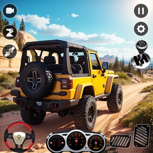 Offroad 4x4 Jeep Driving Games Скриншот 0