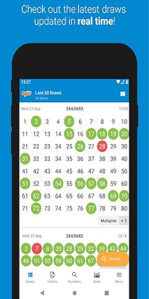Georgia Lottery Keno : GA Live Results & Tickets स्क्रीनशॉट 0