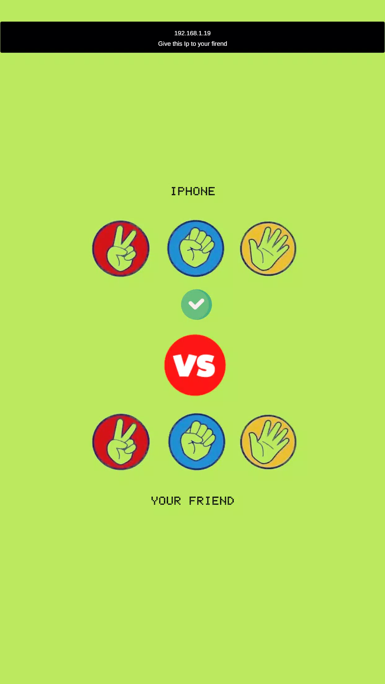 Rock, Paper, Scissors Ekran Görüntüsü 1