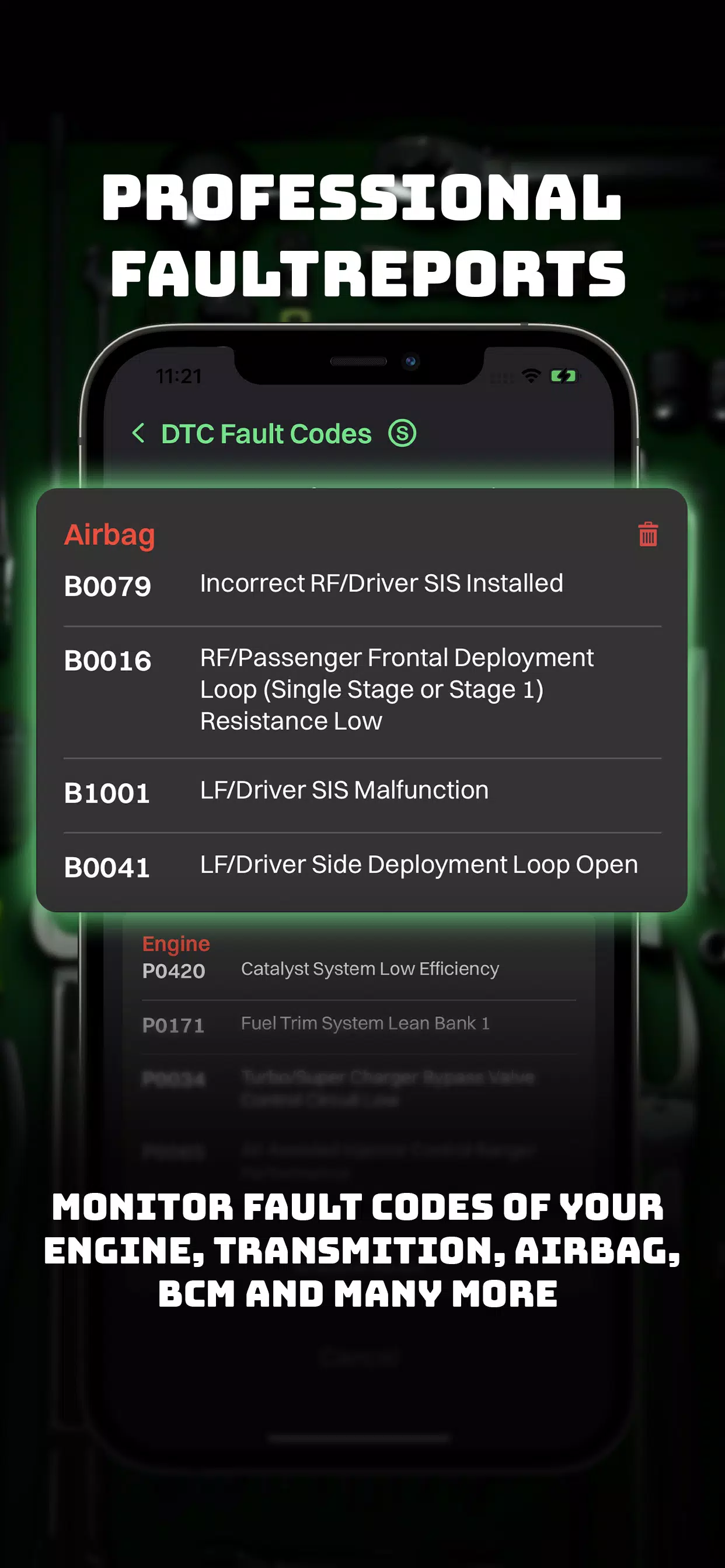 ULTRA OBD OBD2 CAR SCANNER ELM Captura de tela 1