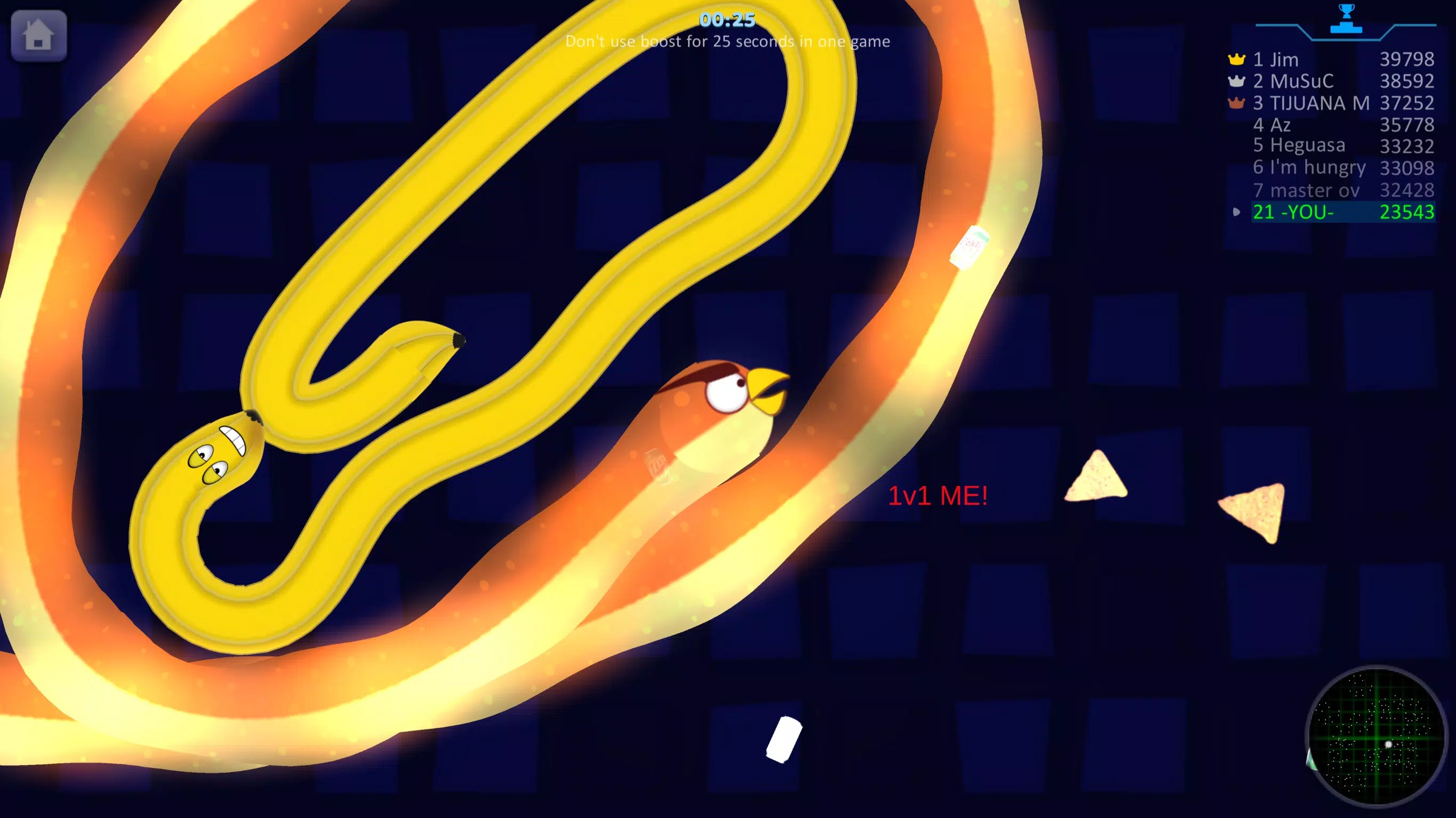 Snake Hunt: Worm io Games Zone Schermafbeelding 3