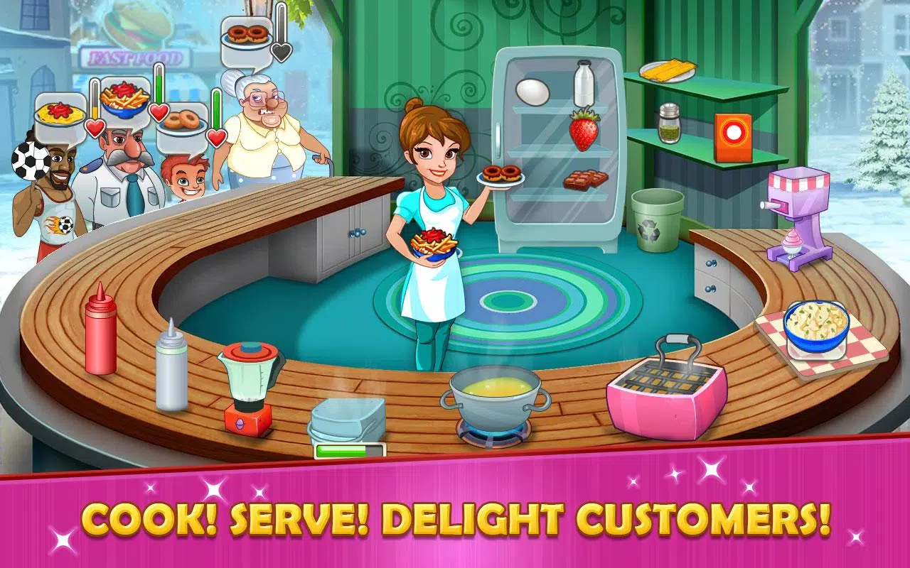 Kitchen story: Food Fever Game ဖန်သားပြင်ဓာတ်ပုံ 0