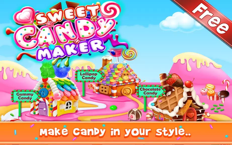 Sweet Candy Maker - Candy Game Capture d'écran 0