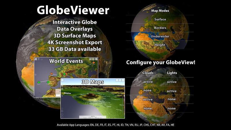 GlobeViewer Tangkapan skrin 0