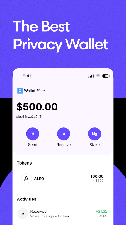 Leo Wallet Captura de pantalla 1