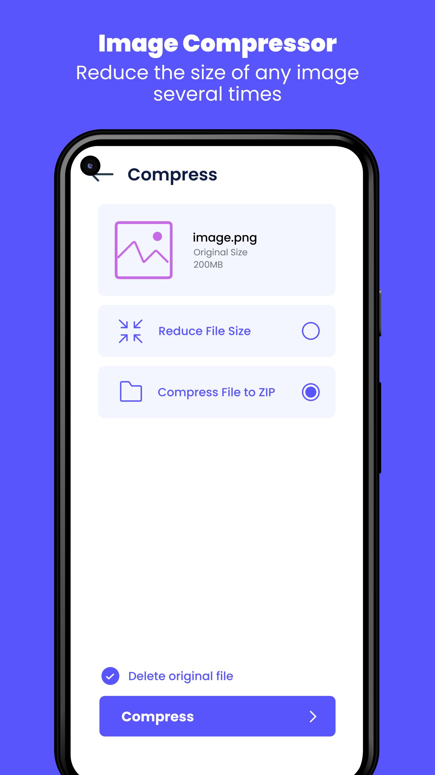 File Compressor: Compress File Tangkapan skrin 3