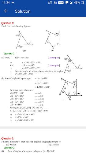 Class 8 Maths Solution NCERT 스크린샷 2