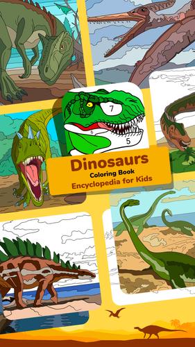 Dino Coloring Encyclopedia Capture d'écran 0