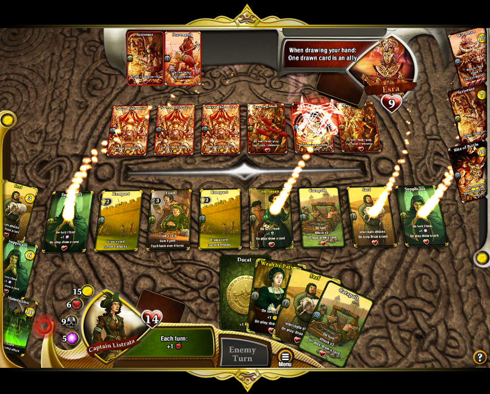 War of Omens Deck Builder Collectible Card Game 스크린샷 0