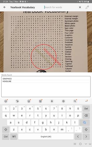 Word Search Scanner and Solver Capture d'écran 0