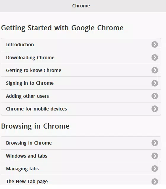 Tutorials for Web Browser Captura de pantalla 0