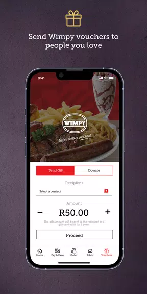 Wimpy Rewards App スクリーンショット 1