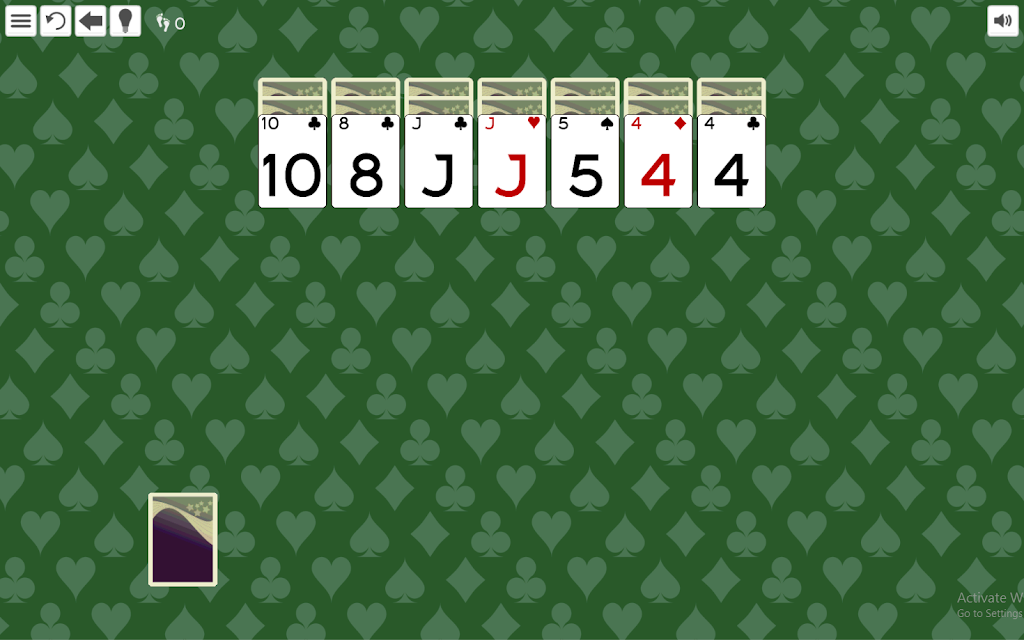 Little Spider solitaire スクリーンショット 2