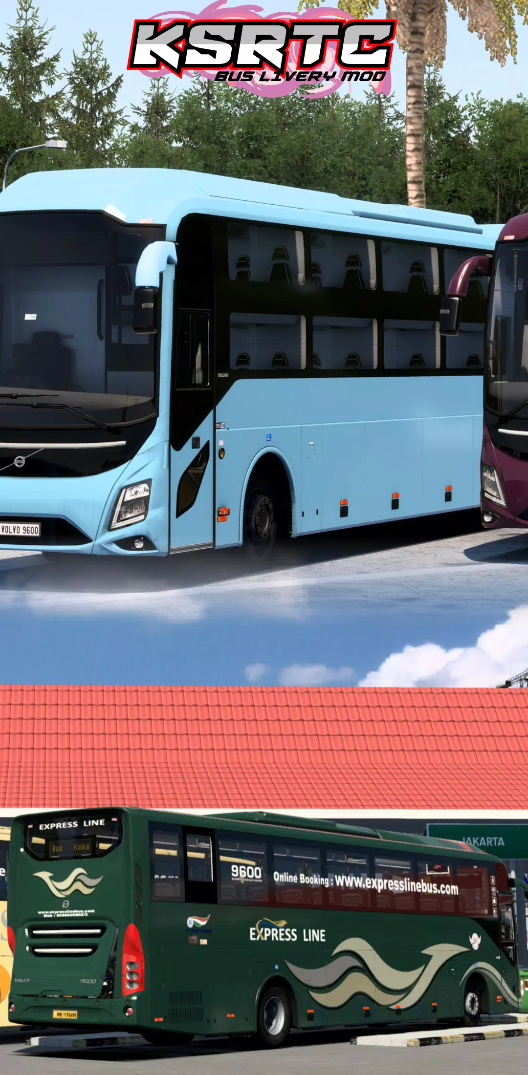 Ksrtc Bus Livery Mod Captura de tela 0