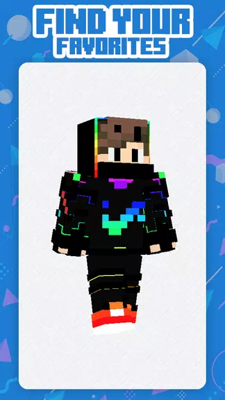 Neon Squad Skin Minecraft Ekran Görüntüsü 2