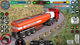 Oil Tanker Truck Driving Games Capture d'écran 0