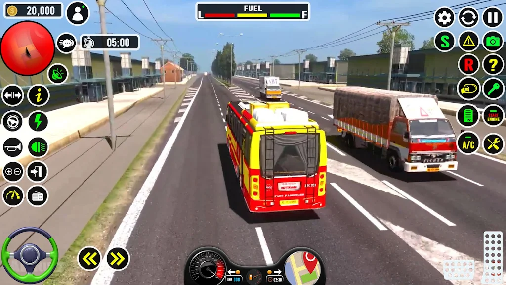 Coach Bus Driving 3D Bus Game Скриншот 1