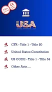 Schermata Constitution, CFR, USCODE 0