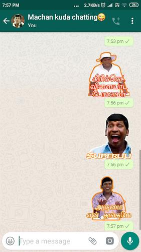 Schermata Tamil Stickers: WAStickerApps 3