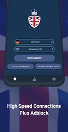 VPN UK: Fast VPN with Adblock Captura de pantalla 3