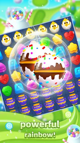 Sweet Candy Cat Puzzle Game Скриншот 0