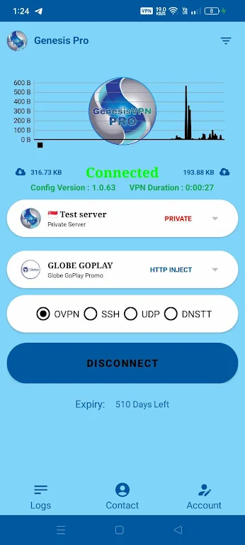 Genesis VPN Pro Скриншот 2